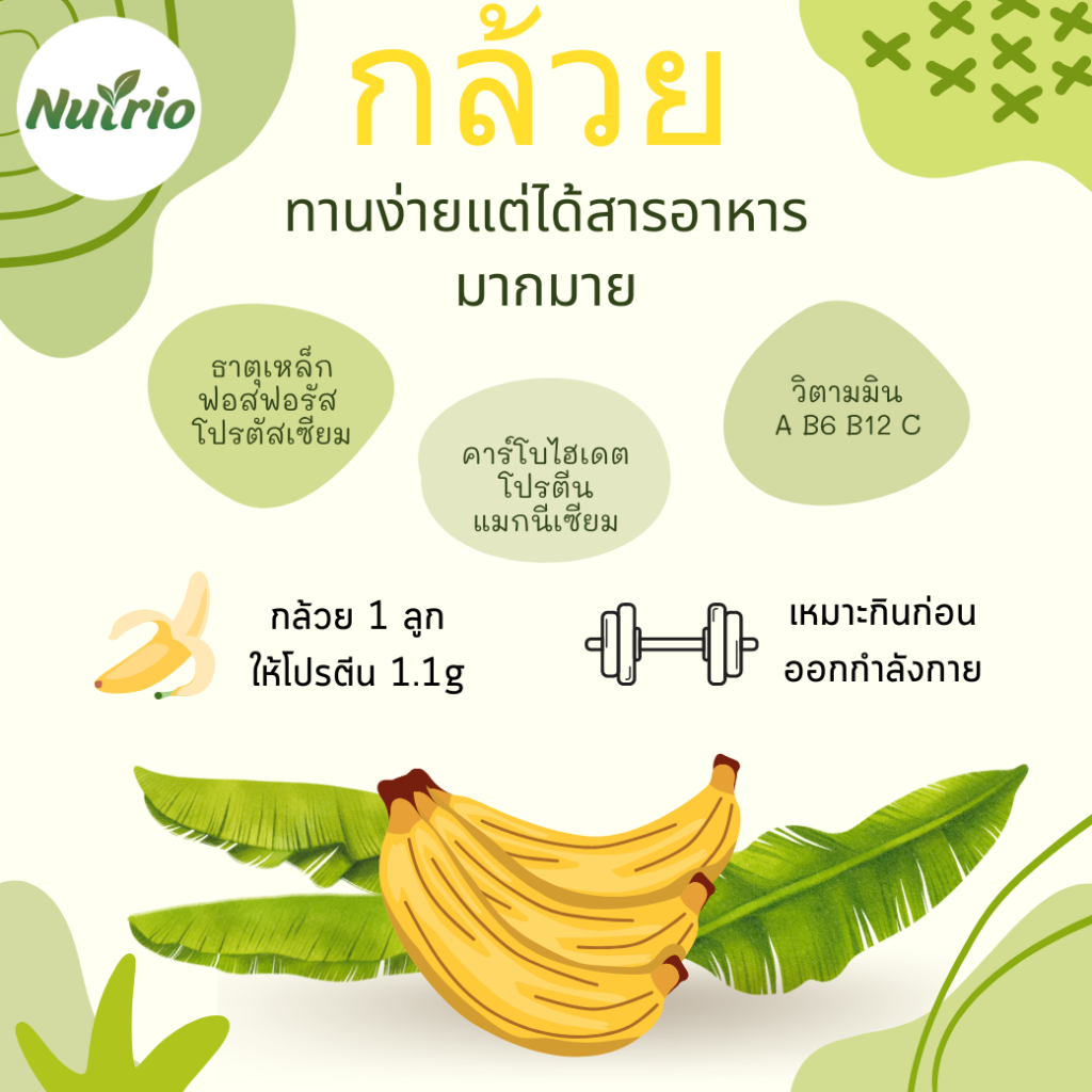 ตัวอย่างแบนเนอร์ กล้วย